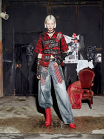 Wide Leg Printed Pants 4