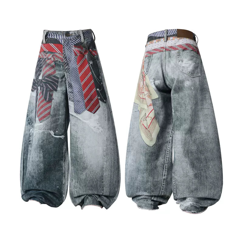 6235999998074,6235999998075,6235999998076,6235999998077, Wide Leg Printed Pants