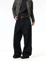 Wide Leg Selvedge Denim Jeans Pants 1