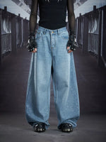 Wide Leg Streetwear Denim Pants 1