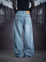 Wide Leg Streetwear Denim Pants 3