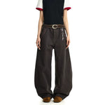 6201053671433,6201053671434,6201053671435,6201053671436, Wide-Leg Twill Cargo Pants with Rivets