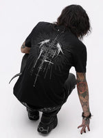 Winged Cross Graphic Slim Fit T-Shirt 1