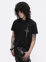 Winged Cross Graphic Slim Fit T-Shirt 2