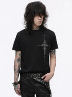 Winged Cross Graphic Slim Fit T-Shirt 4