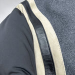 Wool Flannel Down Baseball Jacket 5