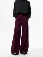 Wool Tencel Straight Leg Dress Pants 4