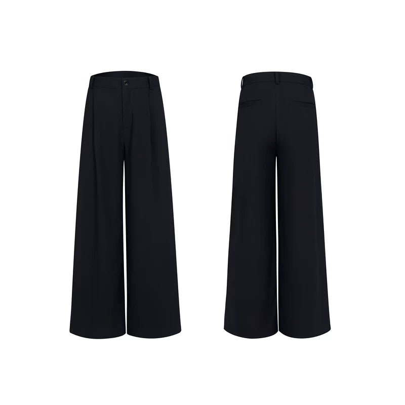 5930310113457,5930310113458,5930310113459,5930310113460, Wool Tencel Straight Leg Dress Pants