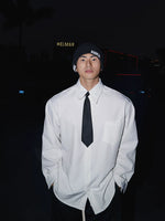 Wrinkle-Resistant Silk-Textured Long Sleeve Shirt 1