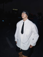 Wrinkle-Resistant Silk-Textured Long Sleeve Shirt 5