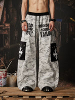 Y2K Camouflage Wide Leg Cargo Pants 1