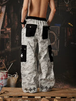 Y2K Camouflage Wide Leg Cargo Pants 3