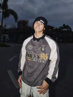 Y2K Color Block Long-Sleeve Polo Shirt 4