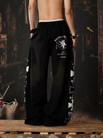 Y2K Graphic Wide Leg Casual Pants 5