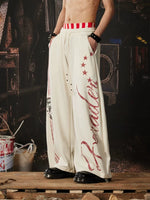Y2K Graphic Wide Leg Sweatpants Pants 5