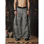 6058262912305,6058262912306,6058262912307,6058262912308, Y2K Leopard Wide Leg Patchwork Pants