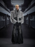 Y2K Long Faux Fur Short Jacket 5