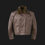 5605313493808,5605313493809,5605313493810, Y2K Patchwork Suede Jacket with Fur Collar
