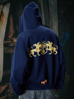 Y2K Punk Distressed Zip-Up Hooded Sweatshirt 3