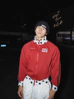 Y2K Style Star Print Sports Jacket 1