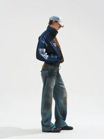 Yin-Yang Colorblock Short Sports Jacket 3