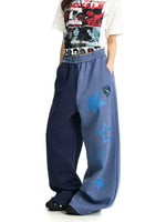Yin Yang Star Print Wide Leg Pants 3