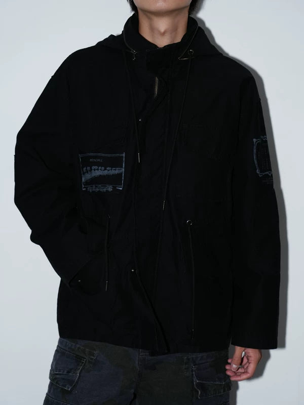 Youth Four-Pocket Hooded Work Jacket 1
